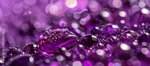 Purple abstract gemstone background