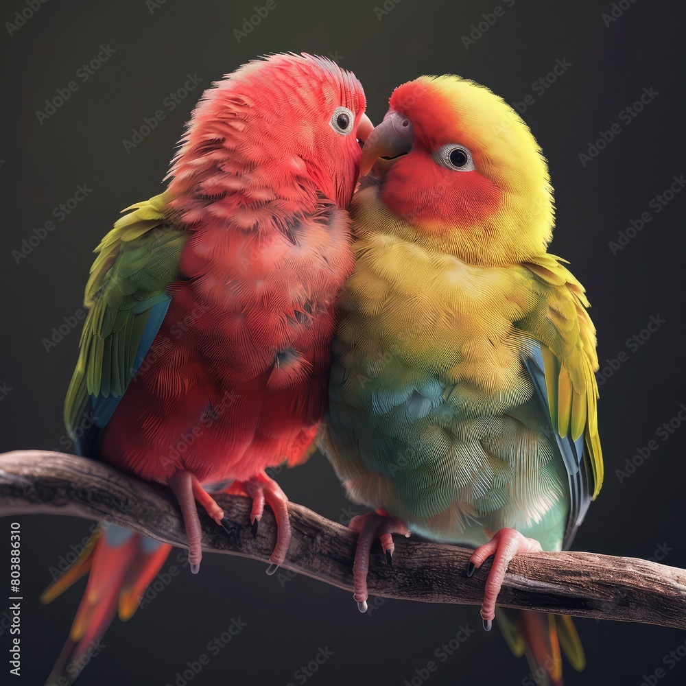 parrot lovebird family color