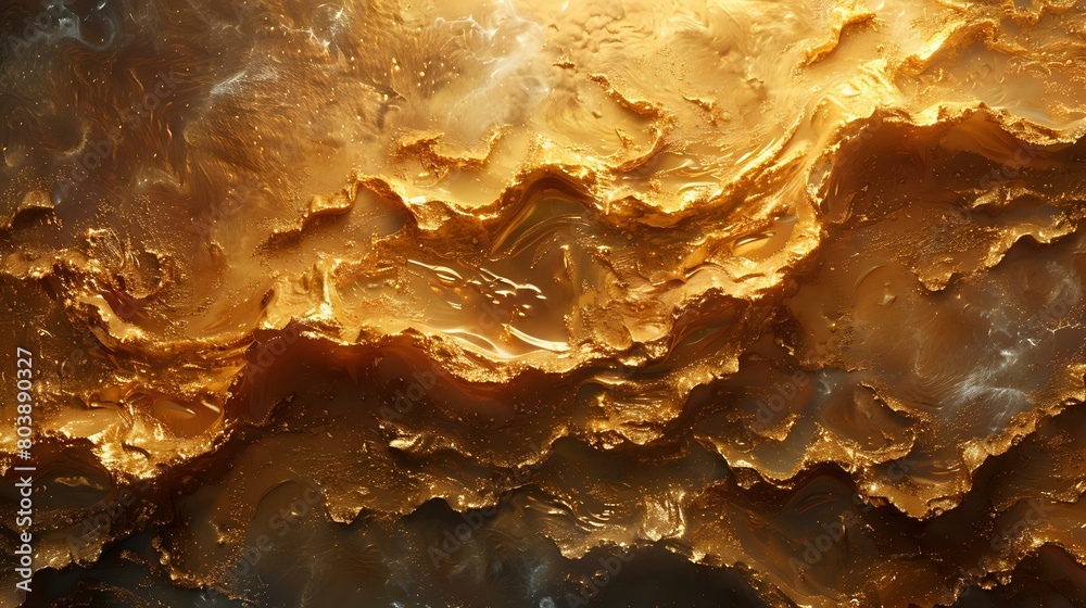 Opulent Gold: A Textured Terrain of Luxurious Warmth Opulent Gold: A Textured Terrain of Luxurious Warmth