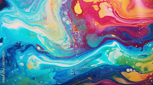 Wallpaper Mural Fluid oil acrylic paint multicolour Art Texture background Torontodigital.ca