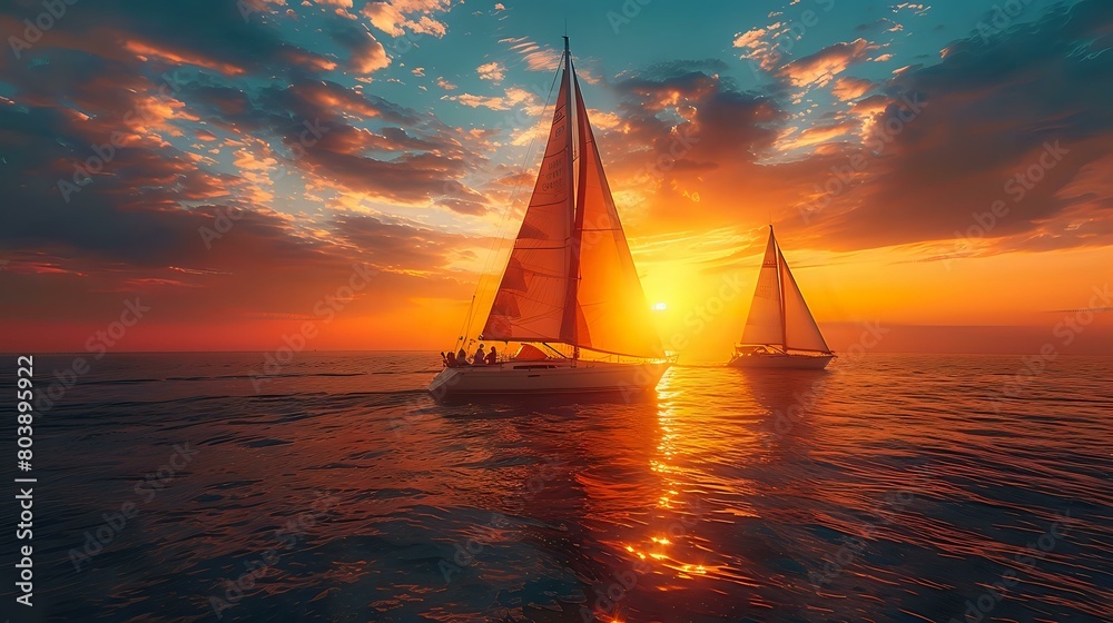 Sailing into the Sunset: Capturing the Magic of Dusk at Sea