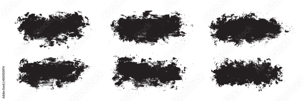 Black paint brush strokes isolated on background. Elegant dark watercolour set. Abstract textured effect bundle. Graphic design grungy painted style concept for ads, offer, big, mega, or flash sale Black paint brush strokes isolated on background. Elegant dark watercolour set. Abstract textured effect bundle. Graphic design grungy painted style concept for ads, offer, big, mega, or flash sale