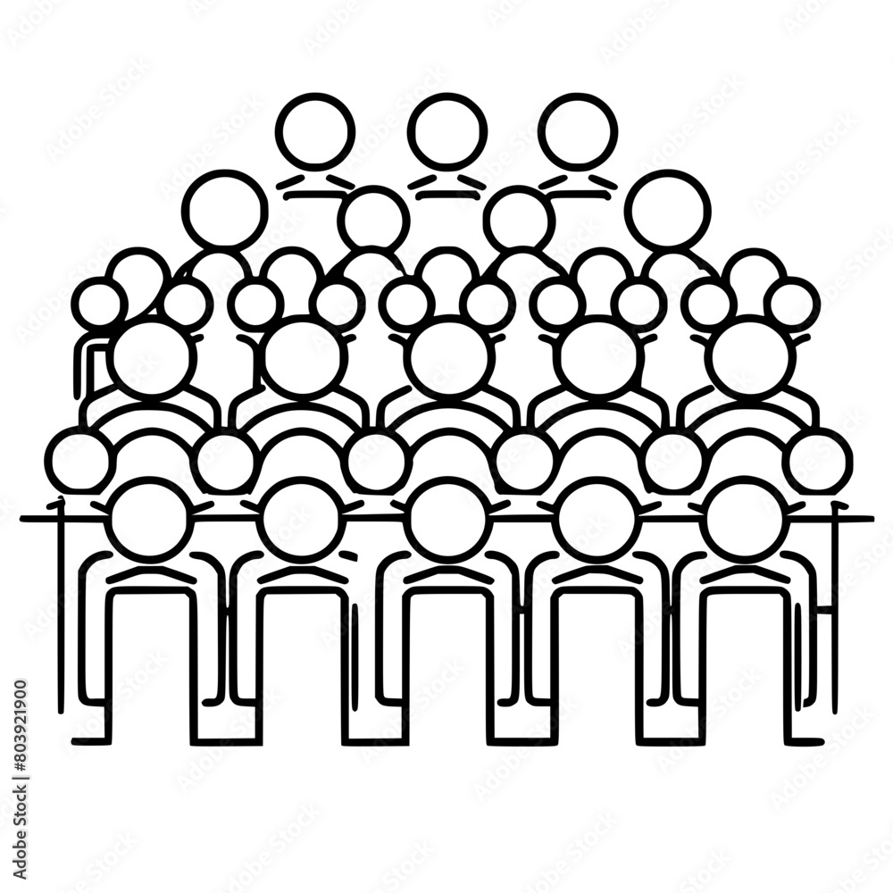 Obraz premium teamwork icon, crowd icon, leadership icon, community icon, manager icon, meeting icon, employee icon, organization icon, businessman icon, group icon of icon people, crowd icon of icon people