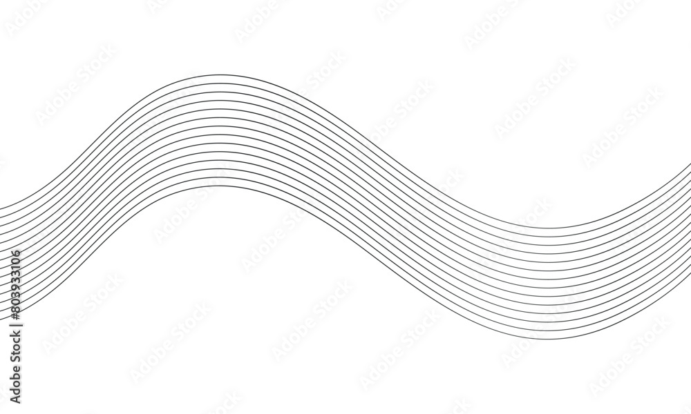 abstract thin wave line vector illustration. abstract thin wave line vector illustration.