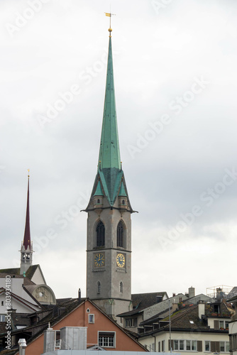 Scenic summer view of the Old Town architecture of Zurich © Luci