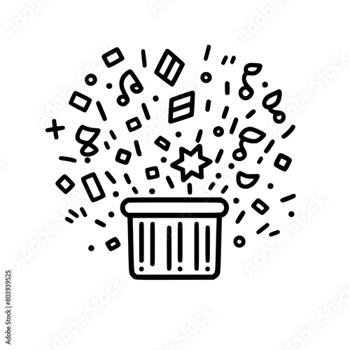 Confetti icon, celebration icon, birthday icon, party icon, anniversary icon, event icon, holiday icon, ceremony icon, festival icon, greeting icon, exploding icon, Christmas icon, festive icon,party,
