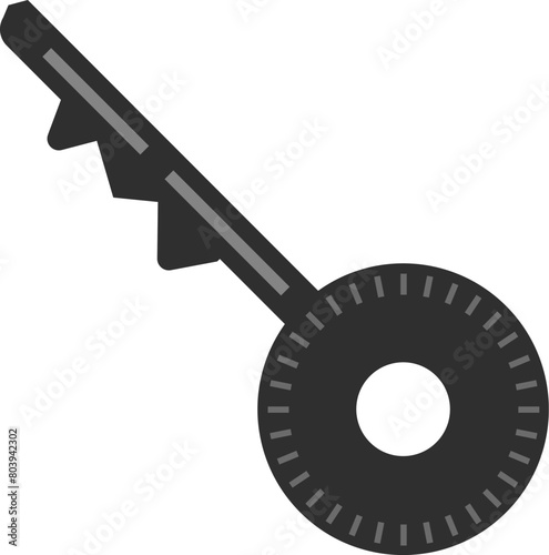 this is illustration of key for lock