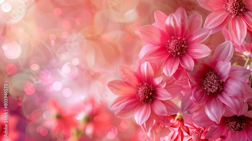 A close up of a bouquet of pink flowers