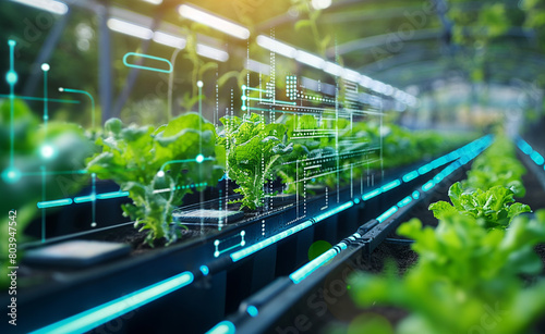 Futuristic Sustainable Agriculture: Holographic Vision of Tomorrow's Farming © Curioso.Photography