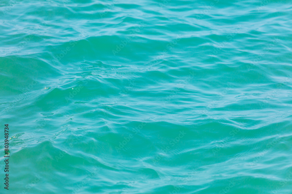 Turquoise water in the sea as an abstract background. Texture