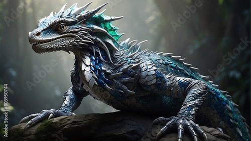 Baby Dragons are rare in legends in the fantasy forest. 