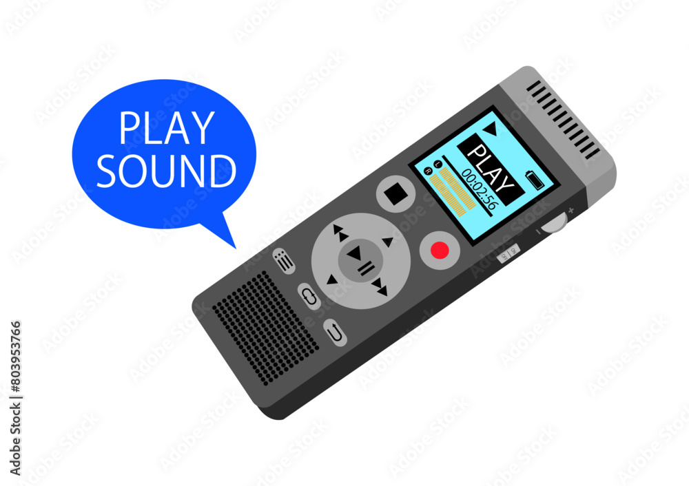 ボイスレコーダーに録音した音を再生する ボイスレコーダーに録音した音を再生する