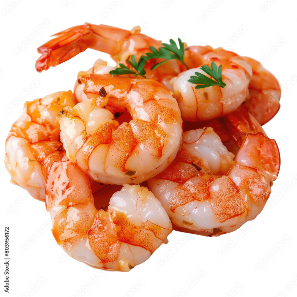 shrimp isolated on white background shrimp isolated on white background