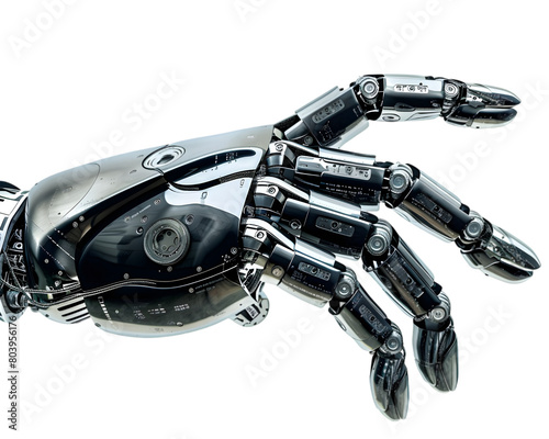 3d render of a robot hand. Ai concept
