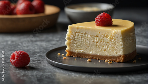 cheescake with beautiful colours 