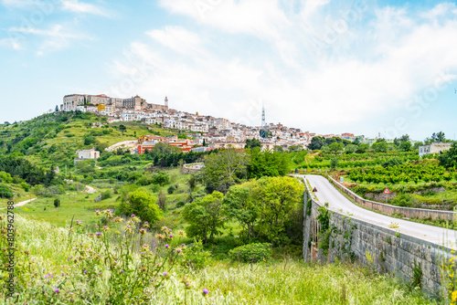 view of Minervino Murge city. Puglia. Italy. photo