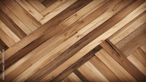 light brown wood theme vintage striped diagonal lines and blocks pattern abstract background from Generative AI