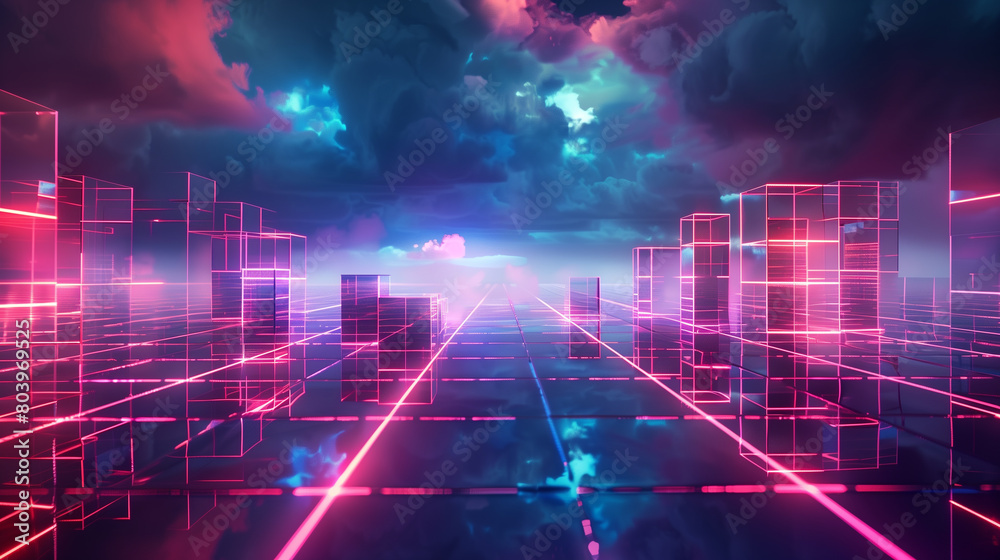 Abstract background in digital format, ideal for depicting a wide range of applications, including network capabilities, technological processes, digital storage, science, education Abstract background in digital format, ideal for depicting a wide range of applications, including network capabilities, technological processes, digital storage, science, education