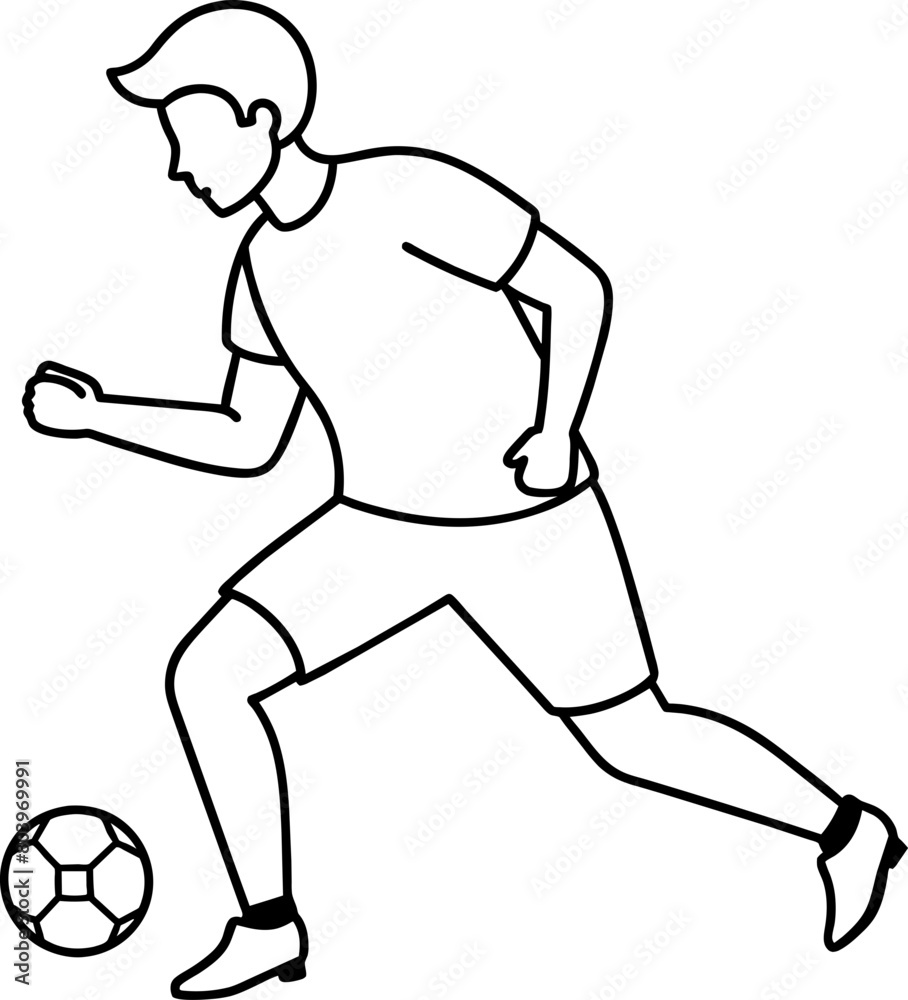 soccer player silhouette soccer player silhouette