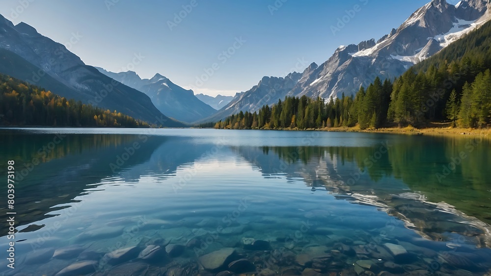 lake and mountains Mountain Serenity Reflective Lake Vista lake and mountains Mountain Serenity Reflective Lake Vista
