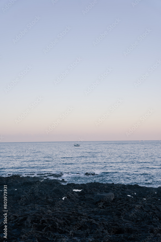 Fototapeta premium sunset over sea