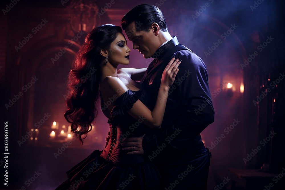 Vampiric Kiss, Dracula and Maiden's Intimate Halloween Dance