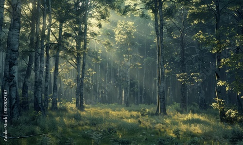 trees in the woods © Viacheslav