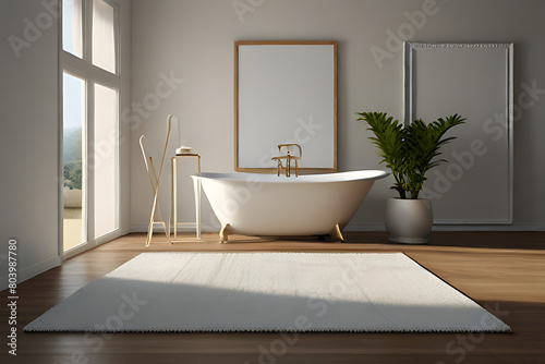 modern bathroom interior Generatve Ai