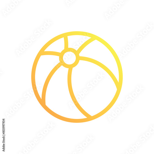 Volleyball vector icon