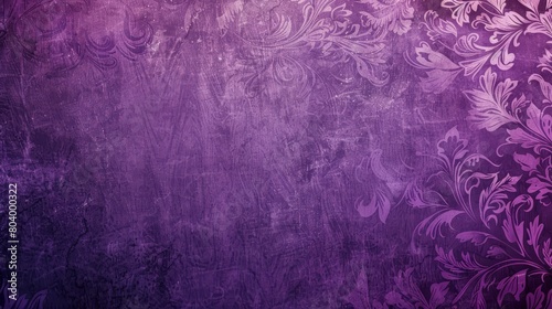 Soft purple floral background with a delicate gradient and intricate botanical details.