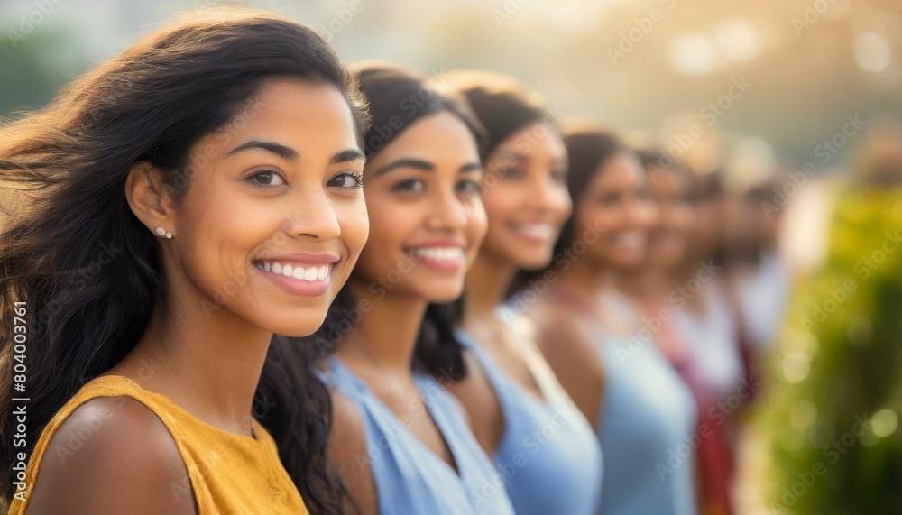 Girls in a row Girls in a row