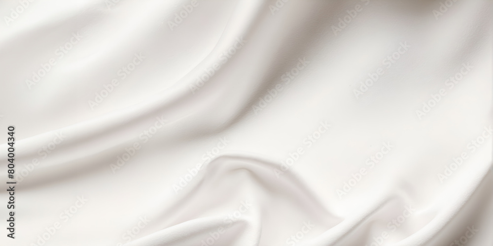 A white fabric with a pattern of waves. The fabric is smooth and silky. The waves are gentle and flowing, giving the fabric a sense of calmness and serenity A white fabric with a pattern of waves. The fabric is smooth and silky. The waves are gentle and flowing, giving the fabric a sense of calmness and serenity