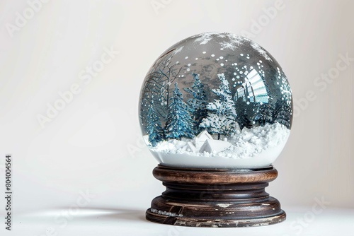 snow globe, isolated on gray © Artgalax