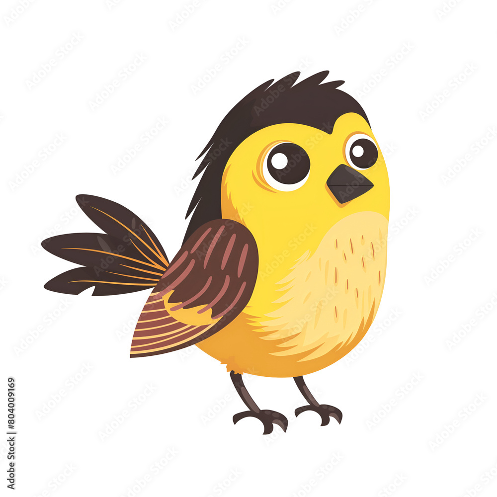 Cute bird flat illustration Cute bird flat illustration