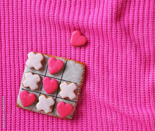 Canvastavla Bright Pink Wallpaper for Valentine's day