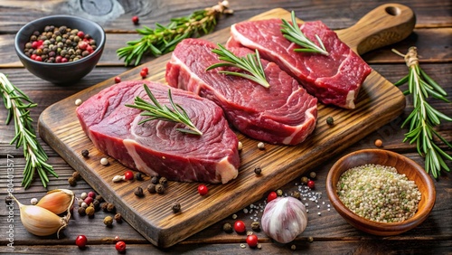 raw beef steak