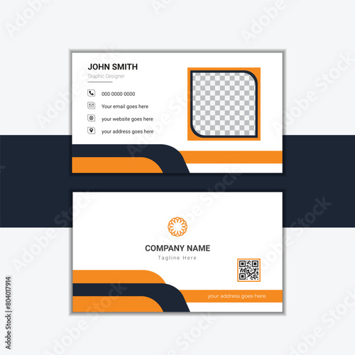 Modern Business Card - Creative and Clean Business Card Template.