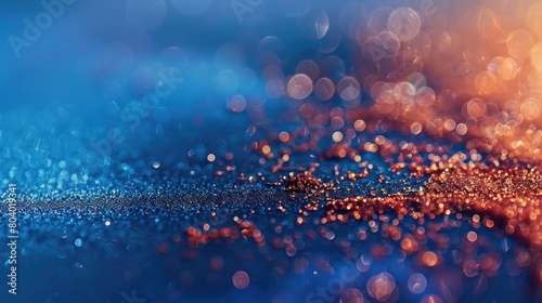 Blurry blue and orange abstract background. Suitable for graphic design projects