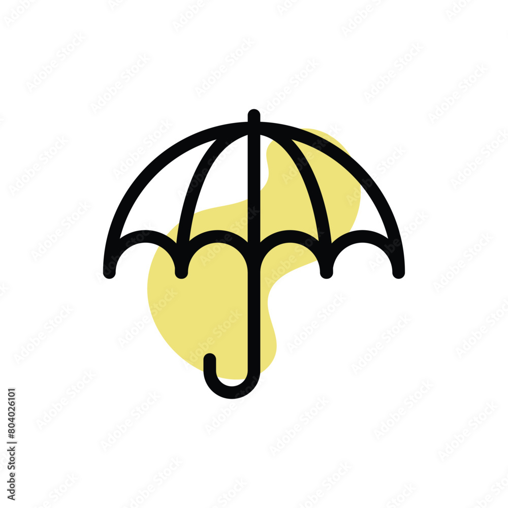Umbrella vector icon Umbrella vector icon