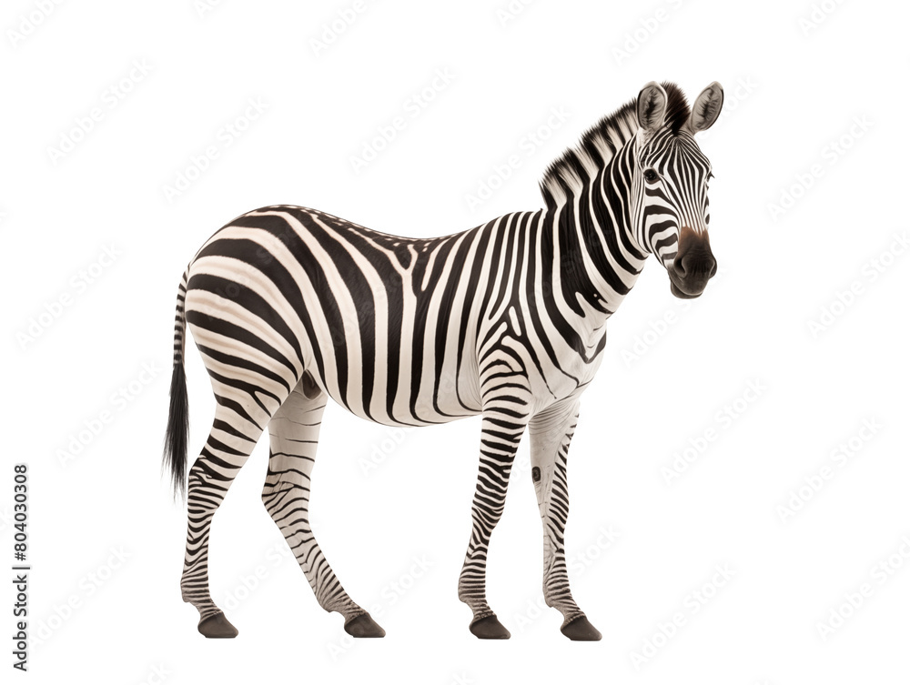 a zebra standing on a white background a zebra standing on a white background