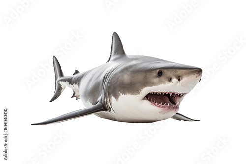 a shark with sharp teeth