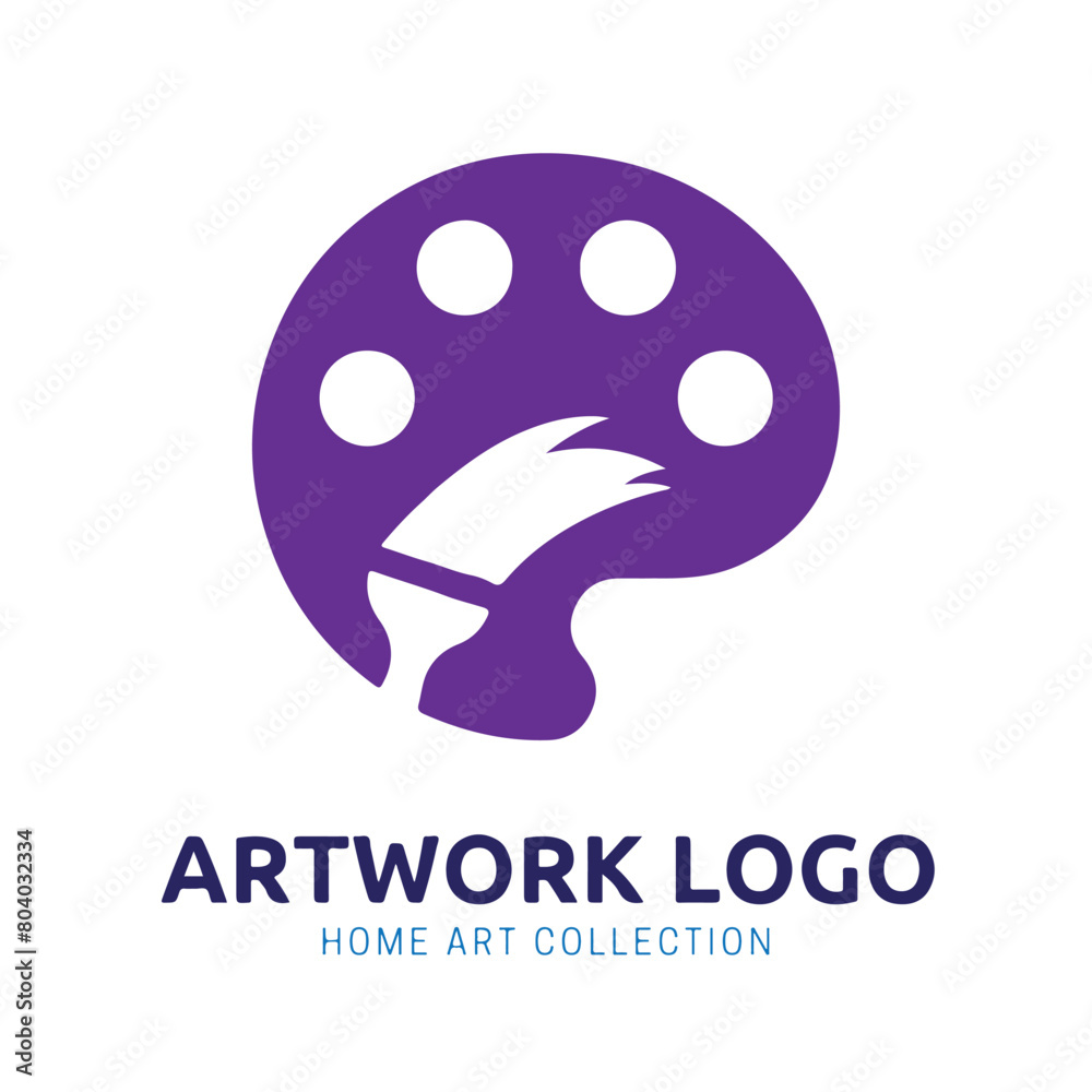 Art studio logo design for club or community