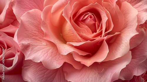 Large pink rose flowe background 