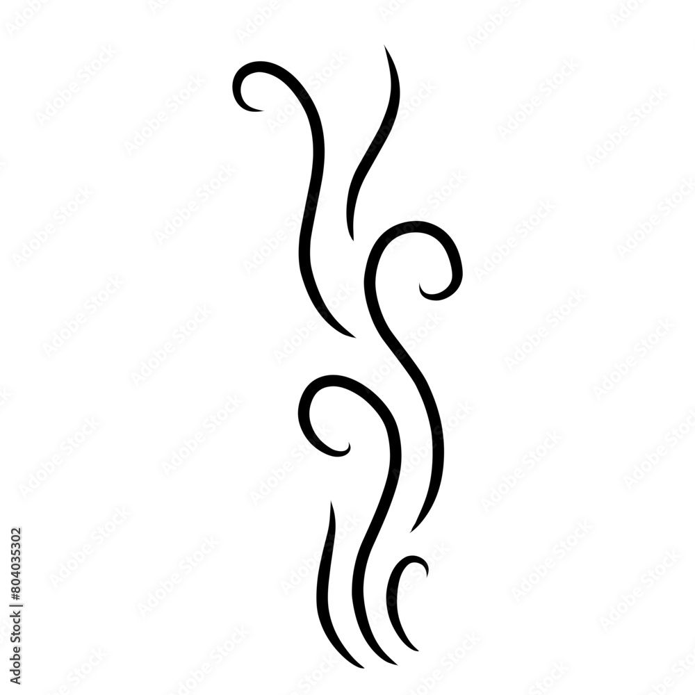 Hand Drawn Hot Steam Doodle Hand Drawn Hot Steam Doodle