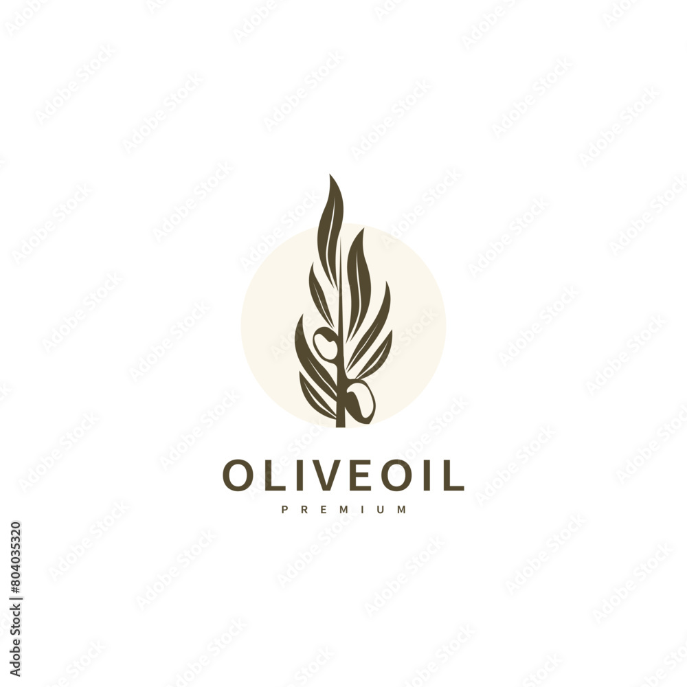 olive oil plant vector illustration for natural herbal logo design 3 olive oil plant vector illustration for natural herbal logo design 3