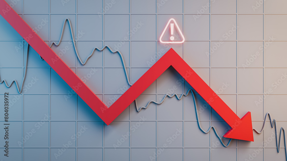 stock market crash concepts backgrounds. 3d rendering stock market crash concepts backgrounds. 3d rendering