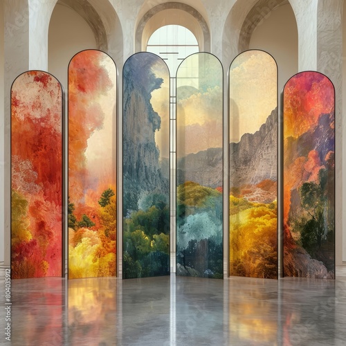 Classical Art Inspired Mobile Screens