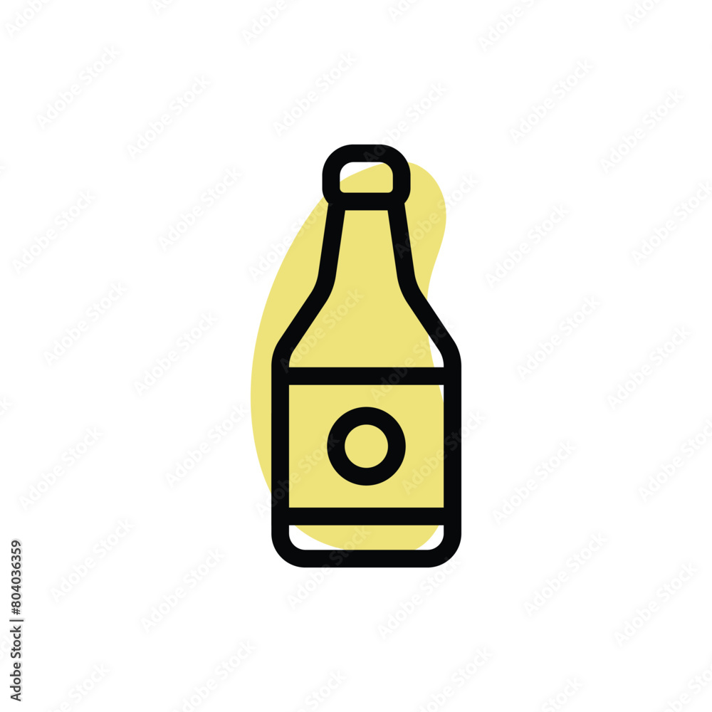 Wine Bottle vector icon Wine Bottle vector icon