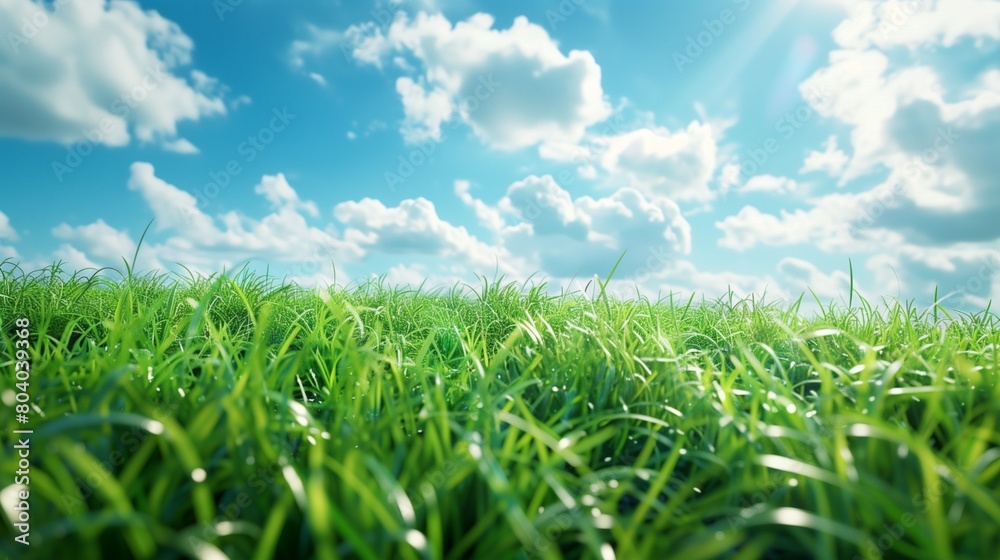 Fototapeta premium grass and sky