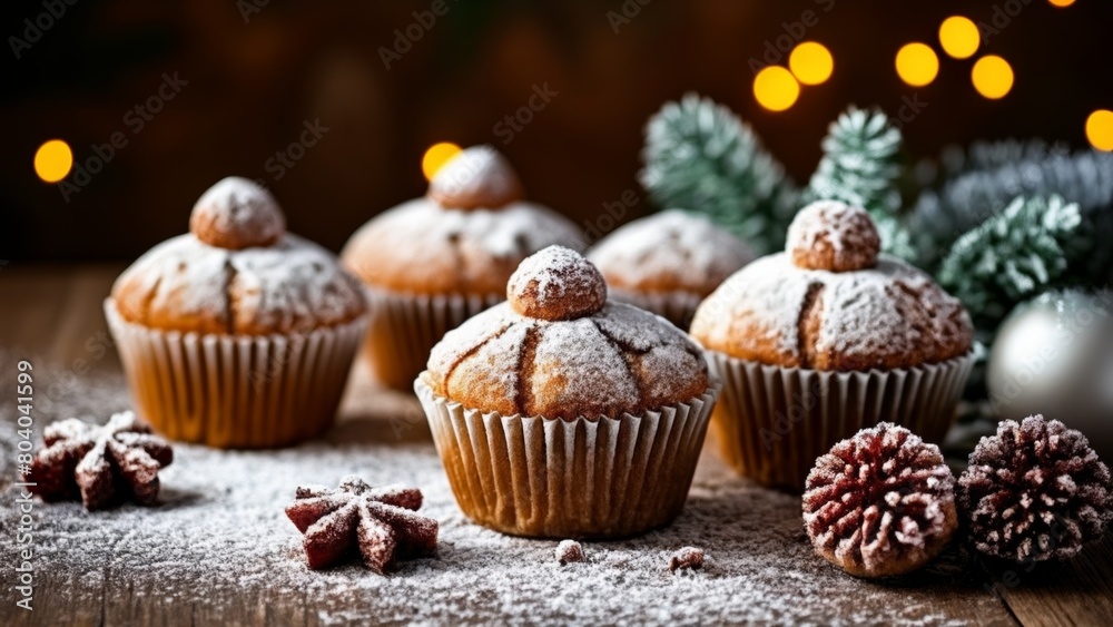 Sweet holiday treats ready to be enjoyed Sweet holiday treats ready to be enjoyed